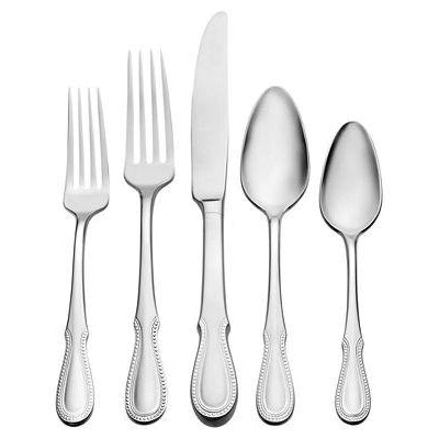 Oneida Nottingham 66 Piece Fine Flatware Set, Service for 12 | Extra 30% Off Code FF30 | Finest Flatware